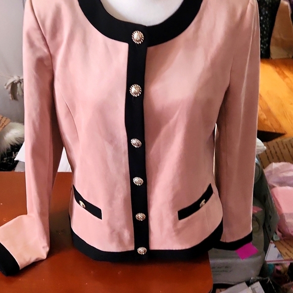 Karl Lagerfeld Jackets & Blazers - KARL LAGERFELD Suede Jacket EUC